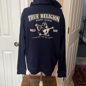 True religion zip up hoodie